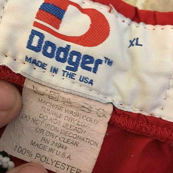 Vintage dodger trunks made in usa - Picture 2 of 2
